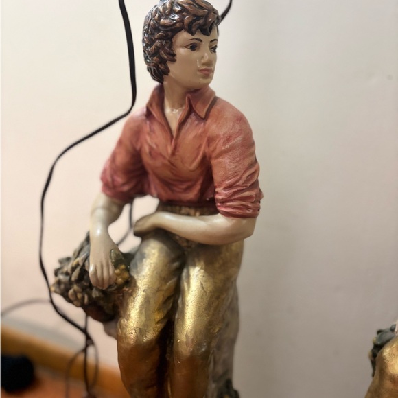 Other - spelter boy lamp